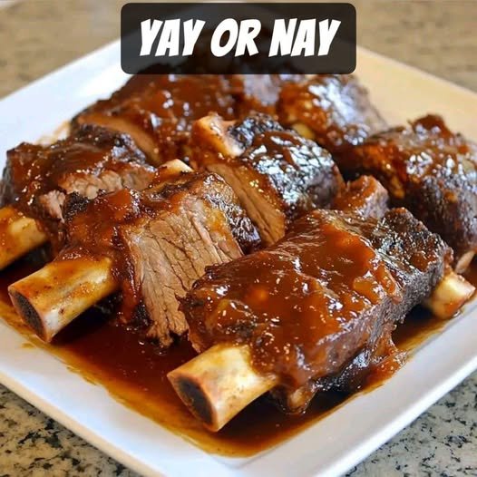 Slow Cooker Barbequed Beef Ribs
