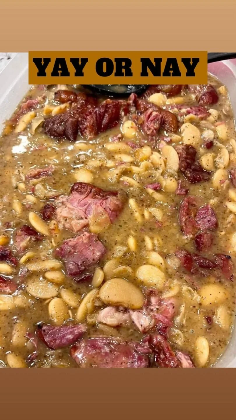 White Bean and Smoked Ham Hock Soup Delicious White Bean and Smoked Ham Hock Soup served in a bowl