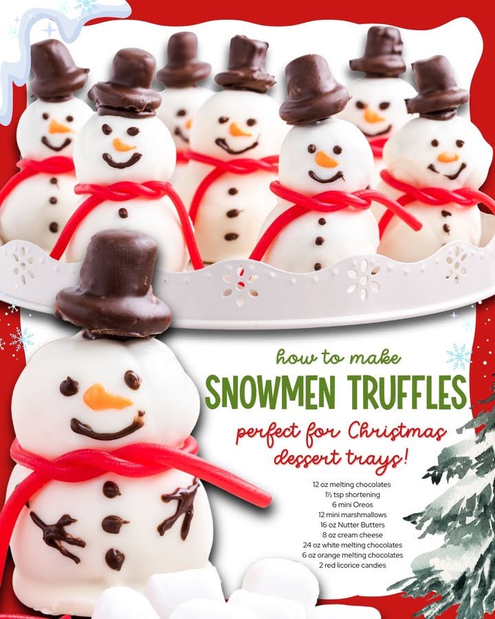 Snowmen Truffles
