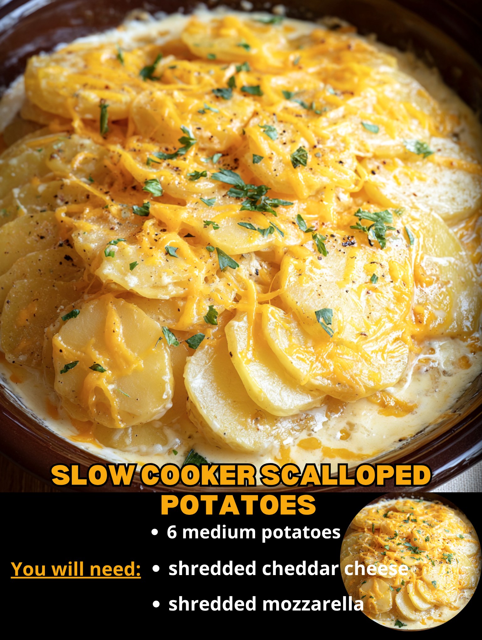 Slow Cooker Scalloped Potatoes 581809071_122243721836144115_8964754302553883444_n