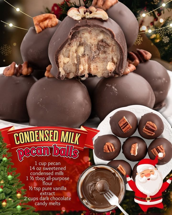 Condensed Milk Pecan Balls