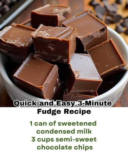 Quick and Easy 3-Minute Fudge