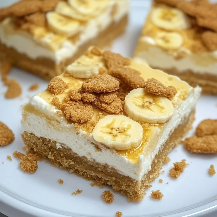 Banana Pudding Cheesecake Brownies Delicious Banana Pudding Cheesecake Brownies layered with creamy cheesecake