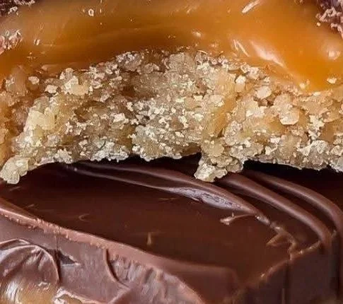 Chocolate Peanut Butter Caramel Bars Delicious Chocolate Peanut Butter Caramel Bars on a plate