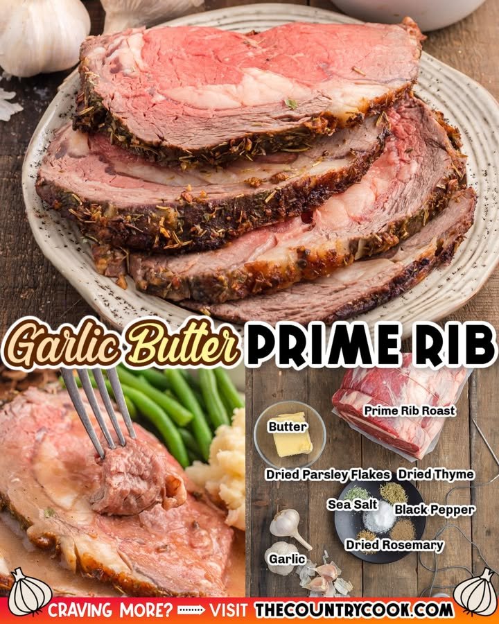 Garlic Butter Prime Rib