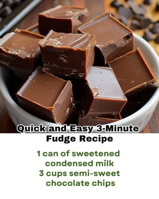 A delicious tray of 3-minute fudge made with chocolate and nuts.