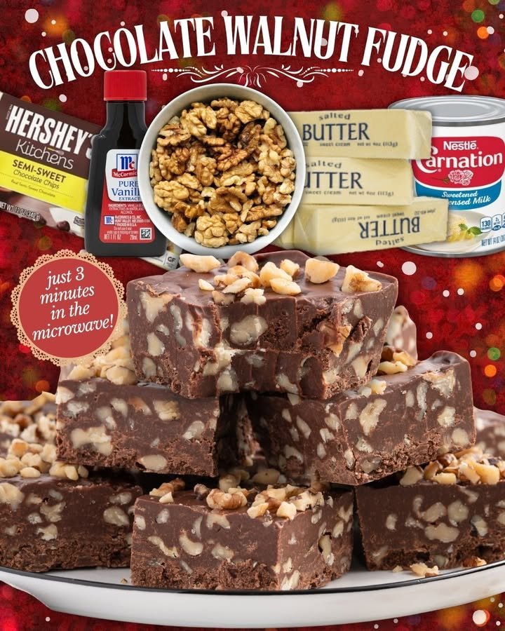 Chocolate Walnut Fudge
