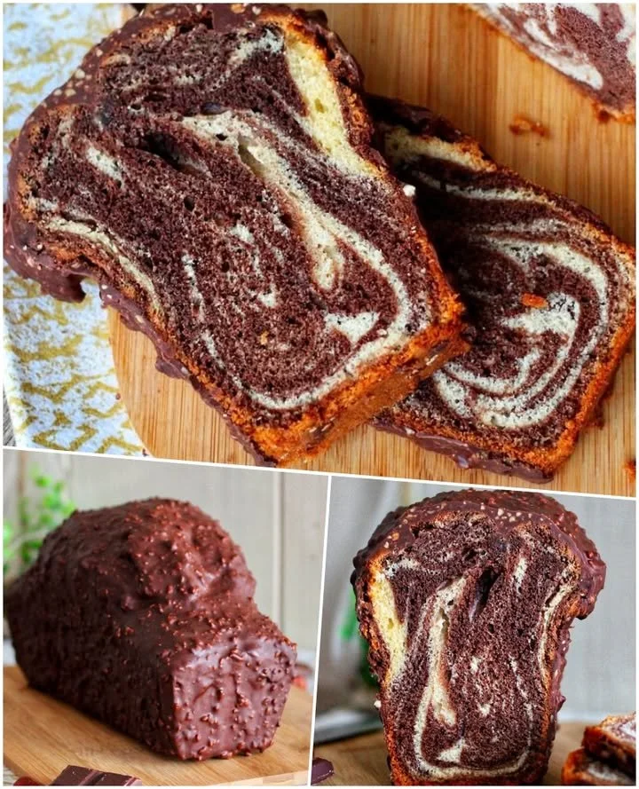 Chec cu glazură crocantă, un desert delicios și atractiv