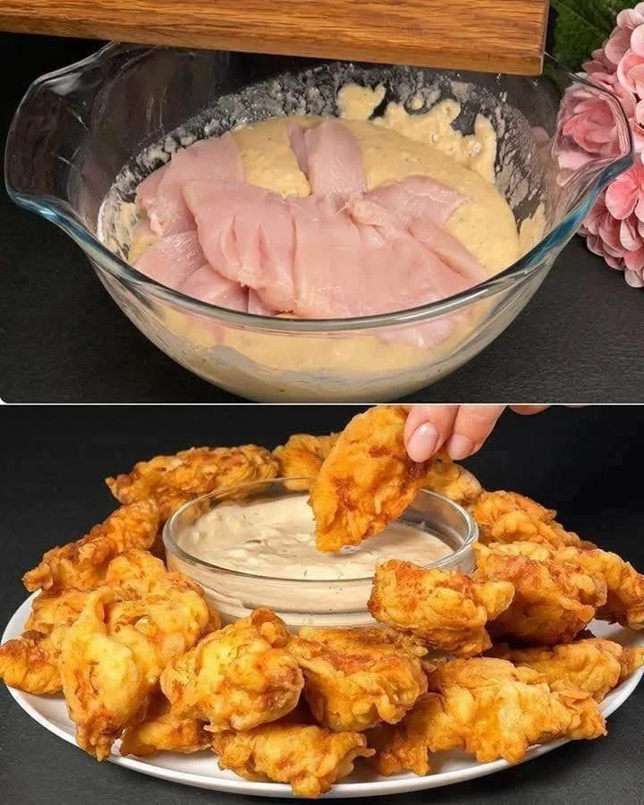 Crispy homemade chicken
