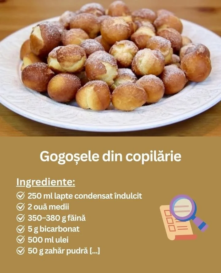 Gogoșele delicioase din copilărie, moi și rumene, pregătite cu dragoste.